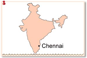 Locate Madras In India Map Geographical Location Of Chennai